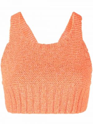 Top Helmut Lang arancione