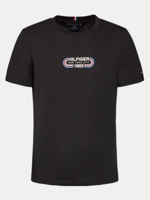 T-shirt Tommy Hilfiger noir