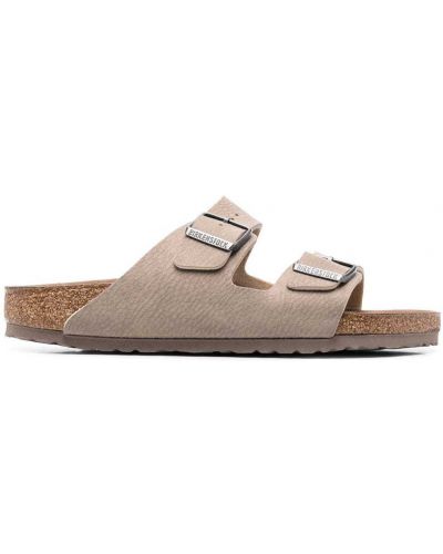 Sandale mit offener schuhspitze Birkenstock beige