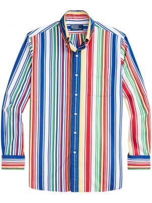 Памучна тениска бродирана с копчета Polo Ralph Lauren