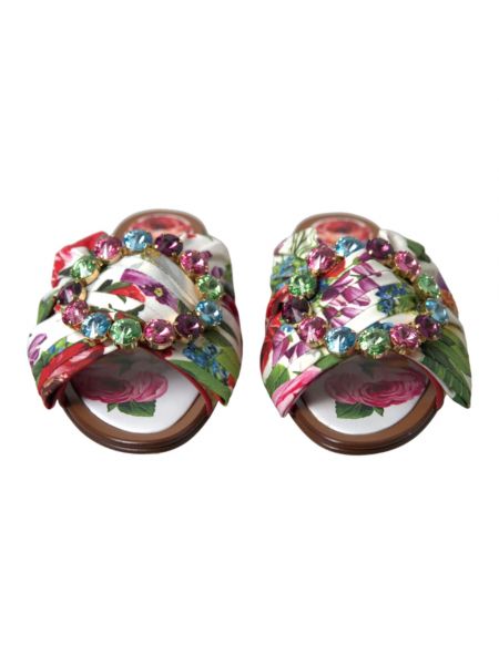 Sandalias de flores con estampado Dolce & Gabbana