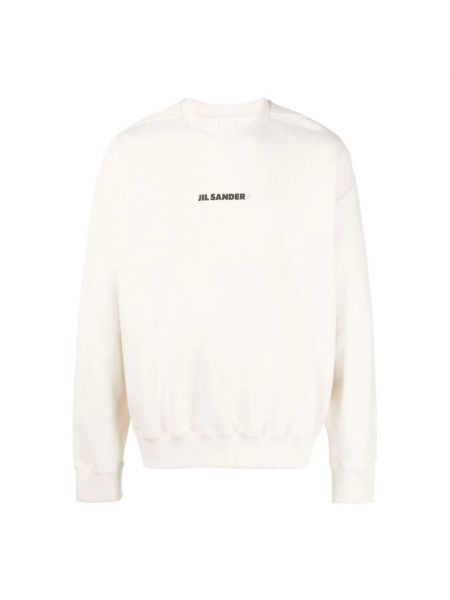Sweatshirt mit print Jil Sander beige