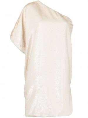 Mini-abito con paillettes The Frankie Shop bianco