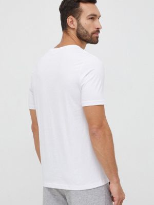 Koszulka bawełniana Fila biała