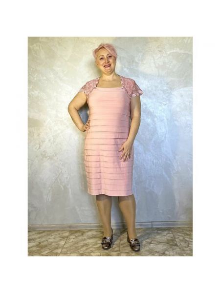 Розовое платье Verda