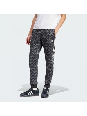 Pantalon à motif mélangé Adidas Originals noir
