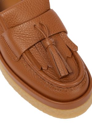 Loafers skórzane Chloã© brązowe