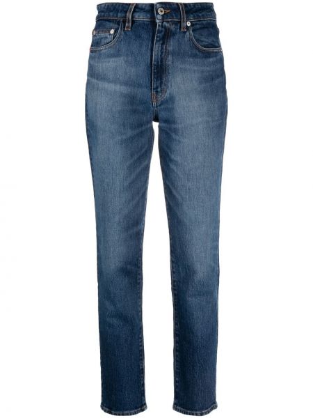 Jeans skinny taille haute slim Heron Preston bleu