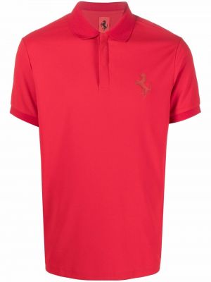 T-shirt mit print Ferrari rot