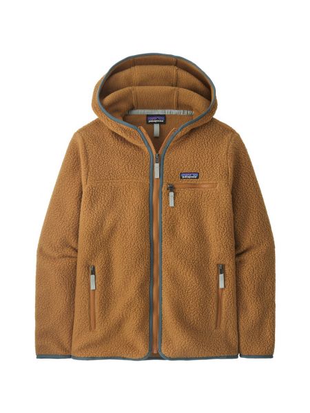 Куртка с капюшоном ретро Patagonia коричневая