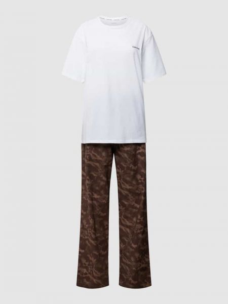 Biała piżama Calvin Klein Underwear