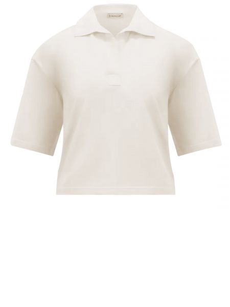 Хлопковая рубашка Moncler белая