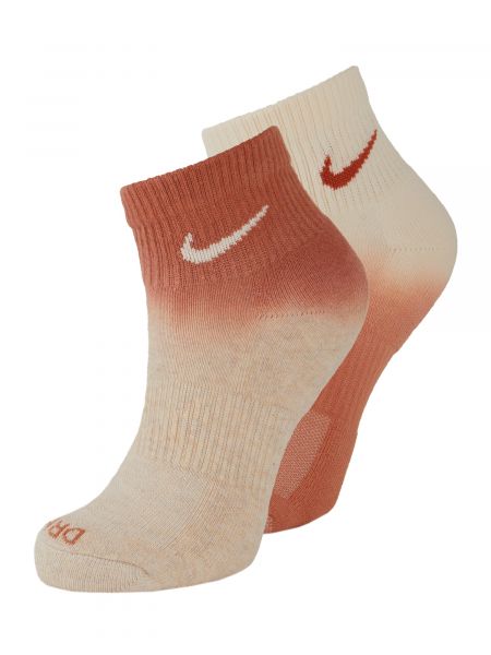 Спортни чорапи Nike бежово