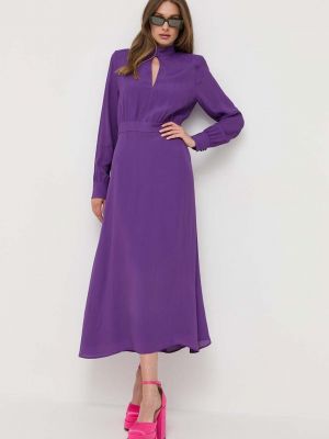 Fioletowa sukienka długa Ivy Oak