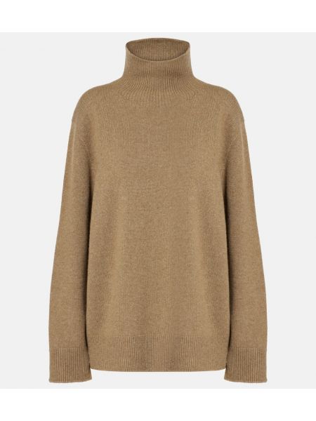 Cashmere turtleneck The Row beige