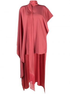 Ασύμμετρη κοκτέιλ φόρεμα Taller Marmo ροζ