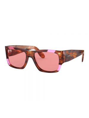 Okulary przeciwsłoneczne Ray-ban różowe