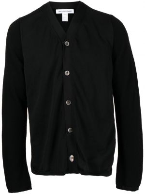 Pérový kardigán na gombíky Comme Des Garçons Shirt čierna