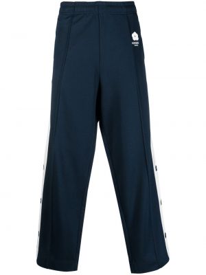 Спортни панталони на цветя Kenzo синьо