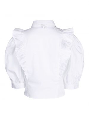 Koszula bawełniana w paski Batsheva biała