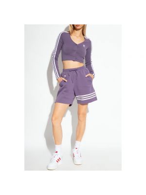 Crop top Adidas Originals violeta