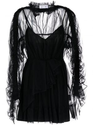 Μini φόρεμα από τούλι Act Nº1 μαύρο
