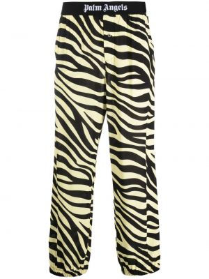Pantaloni cu imagine cu model zebră Palm Angels
