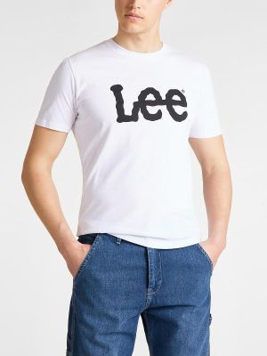 Camiseta manga corta Lee blanco