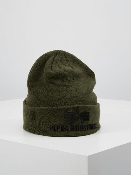 Шапка Alpha Industries зеленая