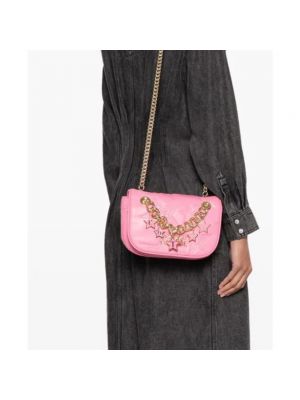Bolsa de hombro acolchada de estrellas Versace Jeans Couture