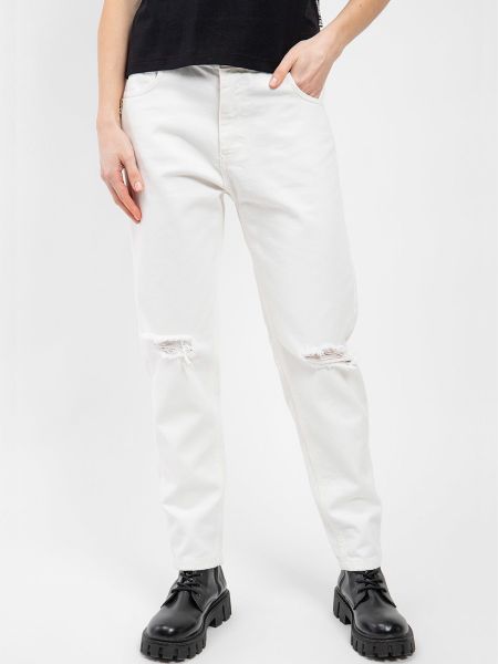 Білі бавовняні прямі джинси J.b4 Just Before