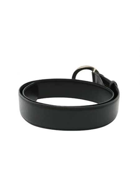 Cinturón de cuero Bvlgari Vintage negro