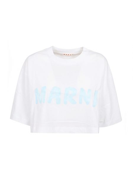 Biała koszulka Marni