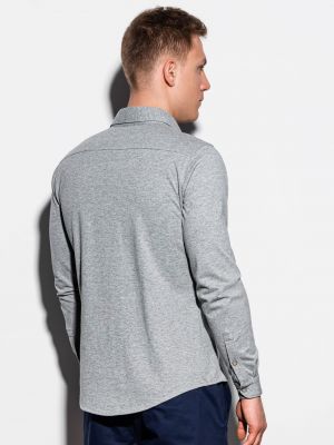 Košeľa Ombre Clothing sivá
