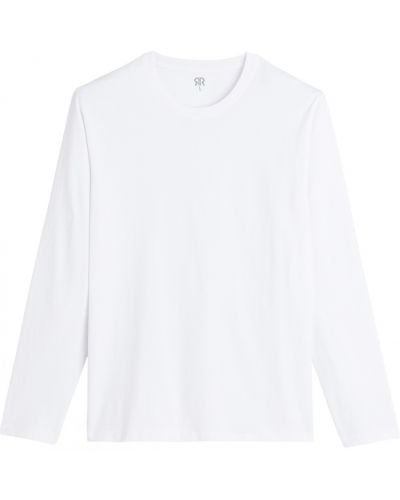 Camiseta de manga larga de algodón manga larga de cuello redondo La Redoute Collections