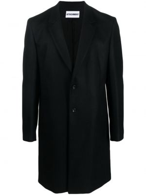 Vlnený kabát Attachment čierna