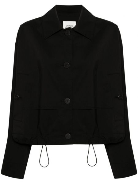 Jachetă lungă Studio Tomboy negru