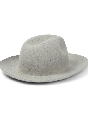 Sombrero de lana de fieltro Ruslan Baginskiy gris