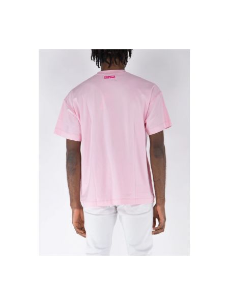 Camisa con bordado Vetements rosa