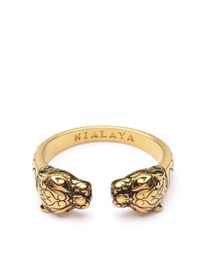 Gyűrű Nialaya Jewelry aranyszínű