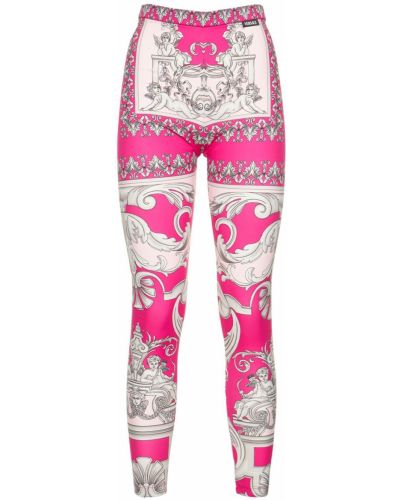 Jersey leggings Versace rózsaszín