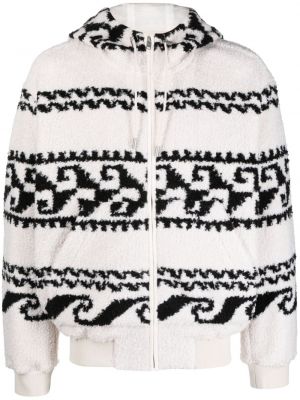 Fleece hoodie mit print Marant