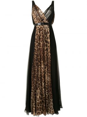 Leopard trykt dress Dolce & Gabbana