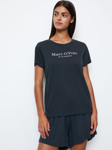 T-shirt en coton Marc O'polo bleu
