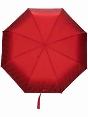 Чадър с принт с градиентным принтом Moschino червено