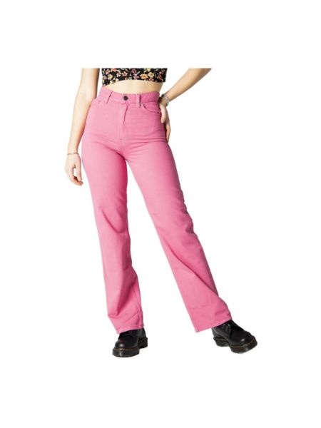 Straight jeans mit reißverschluss Only pink