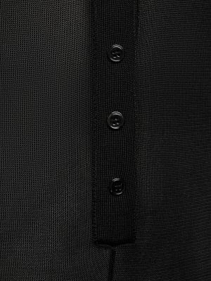 Body de viscosa de tela jersey Tom Ford negro