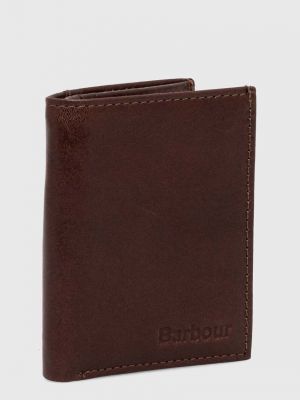 Usnjena denarnica Barbour rjava