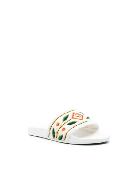 Sandalias con bordado Casablanca blanco