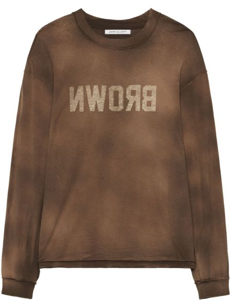 Sweatshirt John Elliott brun